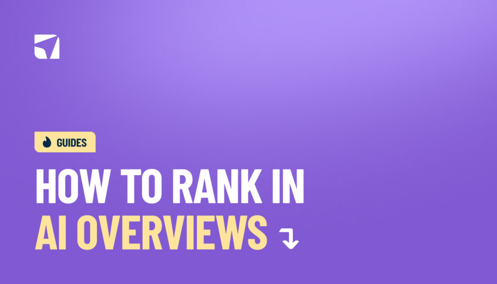 How to rank in ai overviews