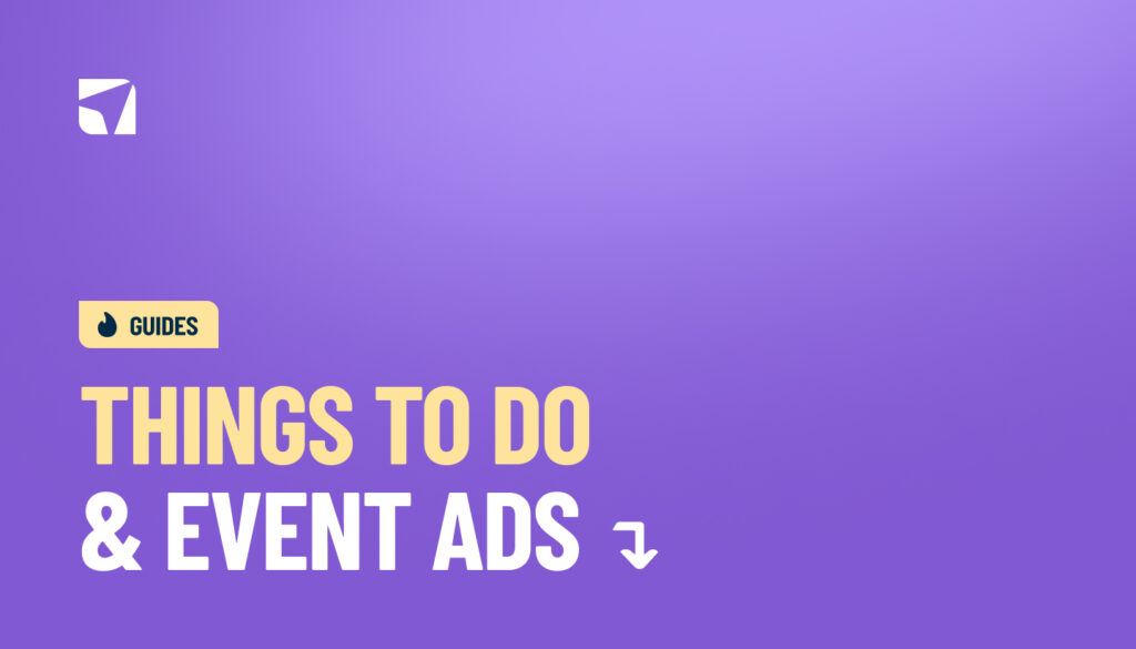 Things to do and event ads