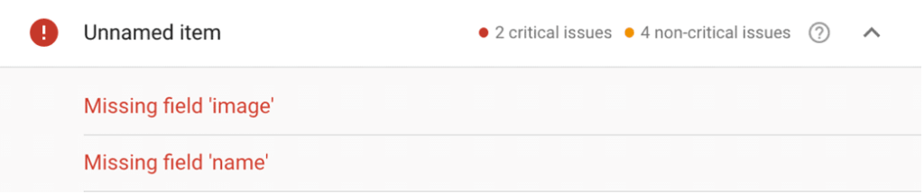 Schema Critical Issues