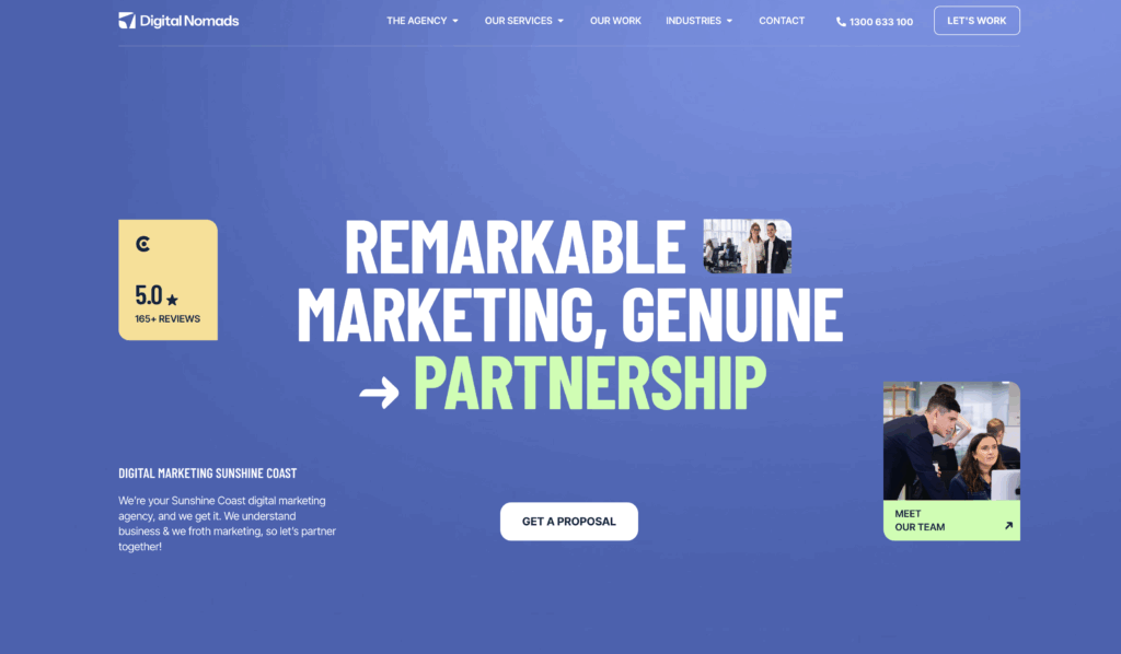 Digital Nomads HQ Agency Homepage