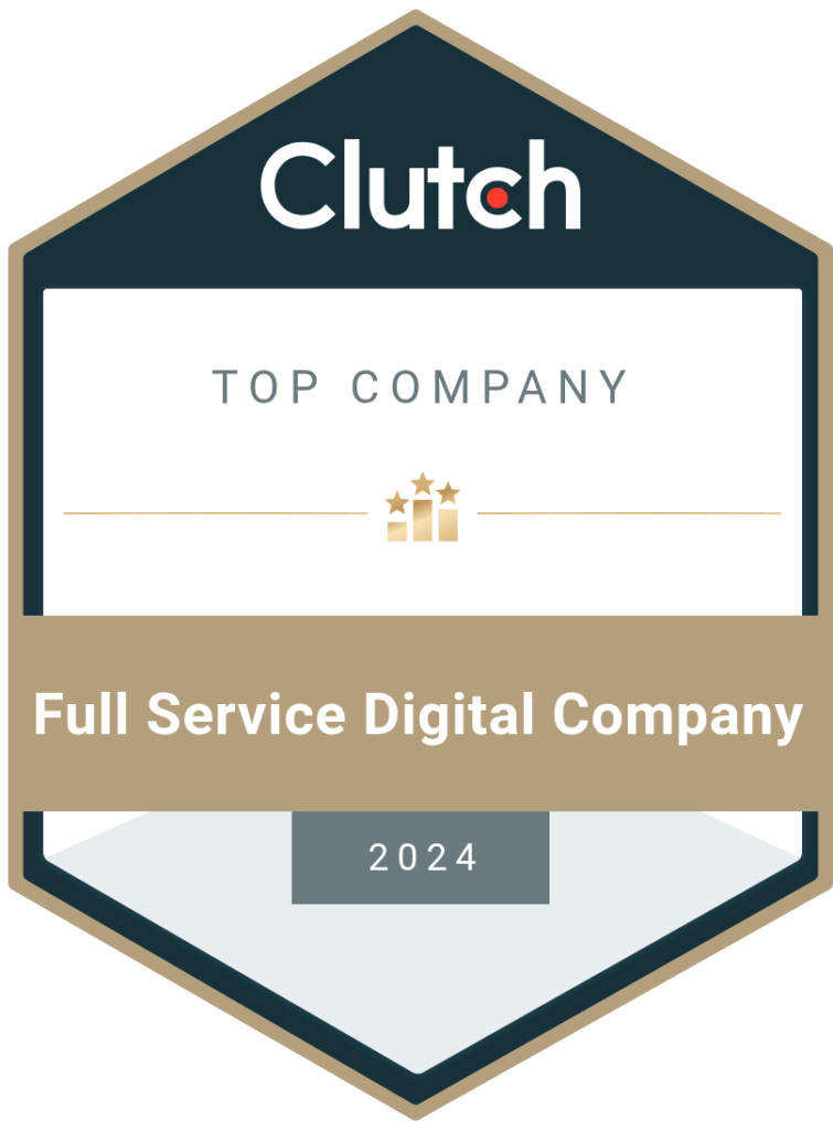 Top Clutch Full Service Digital Company 2024 Award